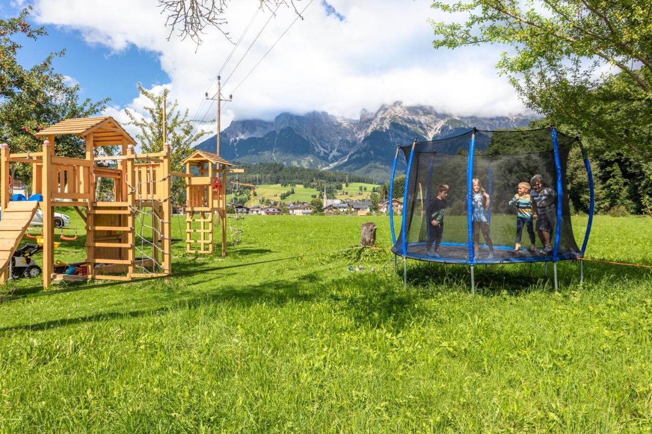 Biobauernhof Stegerbauer Apartment มาริอาอาล์ม อัม ชไตเนอร์เนินเมียร์ ภายนอก รูปภาพ