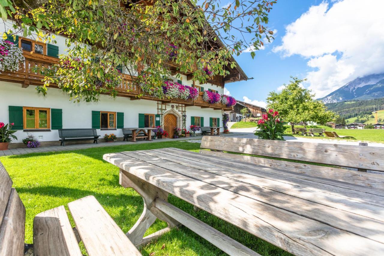 Biobauernhof Stegerbauer Apartment มาริอาอาล์ม อัม ชไตเนอร์เนินเมียร์ ภายนอก รูปภาพ