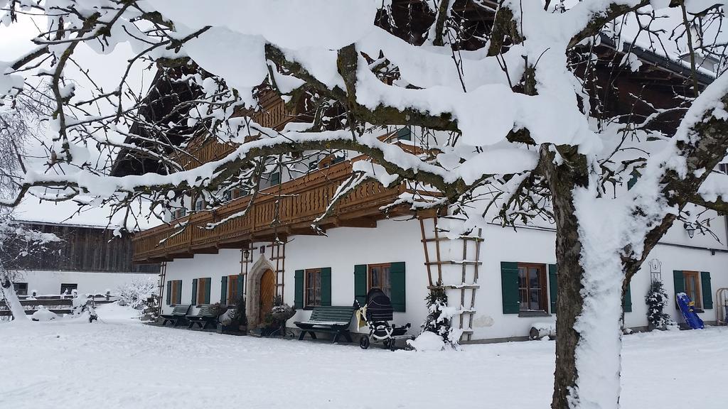 Biobauernhof Stegerbauer Apartment มาริอาอาล์ม อัม ชไตเนอร์เนินเมียร์ ภายนอก รูปภาพ